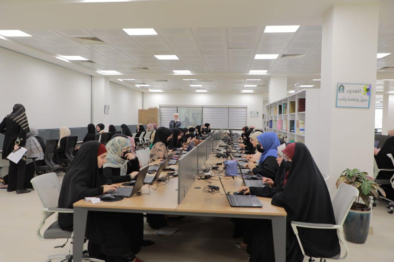With high technical specifications, the digital library project for Al-Zahraa University was inaugurated by the Minister of Higher Education and Scientific Research.
