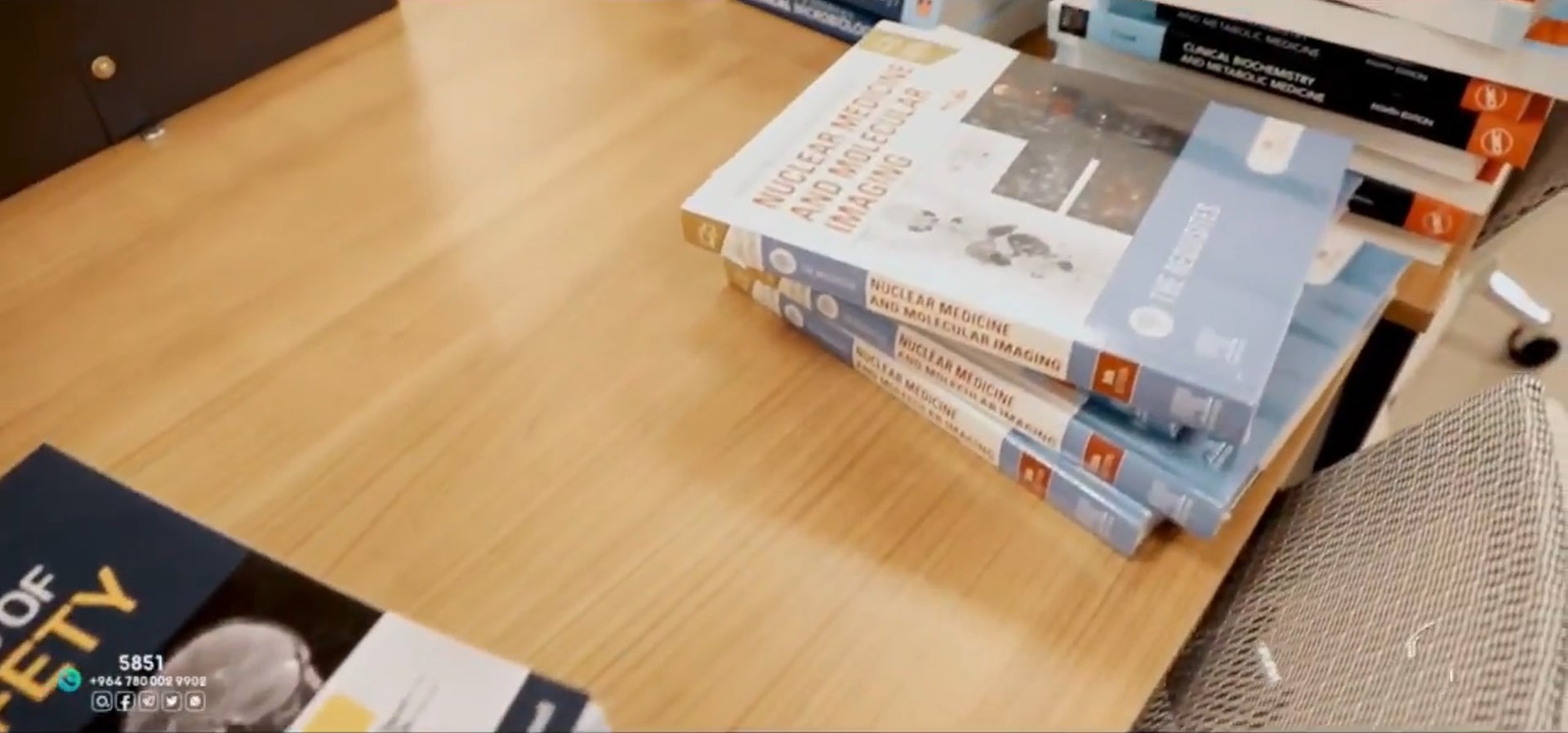 The central library is further enriched  with  Medical and scientific publications and books, from different international publishing houses