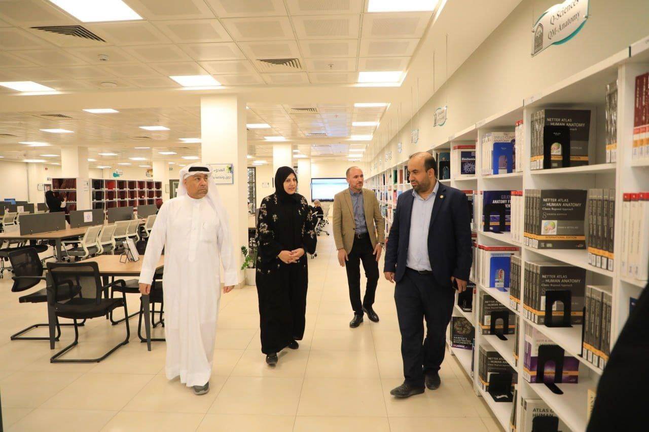 Holy Shrine of Imam Hussein Intellectual Affairs Department Delegation visits Library of Al-Zahraa University for Women